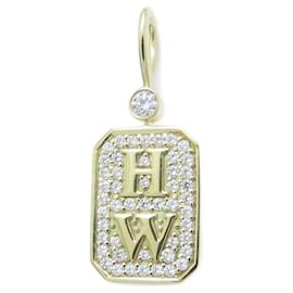 Harry Winston-Harry Winston 18K Yellow Gold Pendant Charm-Other