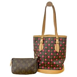 Louis Vuitton-Louis Vuitton Monogram Cherry Baguette Bag-Brown
