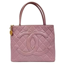 Chanel-Chanel Reprint Tote in Light Purple Caviar Skin-Purple