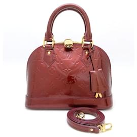 Louis Vuitton-Louis Vuitton Vernis Alma BB Handbag-Red