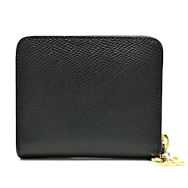 Céline-Celine Small Zip Wallet-Black