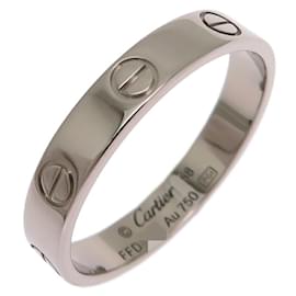 Cartier-Cartier Mini Love Men's Ring in 18K White Gold-Other