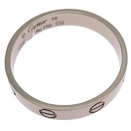 Cartier-Cartier Mini Love Men's Ring in 18K White Gold-Other