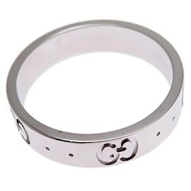 Gucci-Gucci Icon Women's Band Ring in 18K White Gold-Other