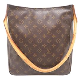 Louis Vuitton-Louis Vuitton Looping GM Women's Shoulder Bag-Brown,Monogram