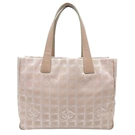 Chanel-Chanel New Travel Line Tote MM Handbag-Beige