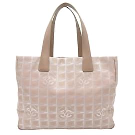 Chanel-Chanel New Travel Line Tote MM Handbag-Beige