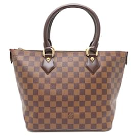 Louis Vuitton-Louis Vuitton Saleya PM Women's Tote Bag-Brown,Damier ebene