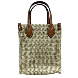 Gucci-Gucci Super Mini Straw Handbag-Beige