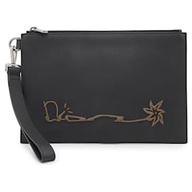 Christian Dior-Christian Dior Cactus Jack Collaboration Clutch Bag-Black