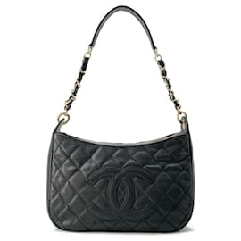 Chanel-Chanel Matelasse Chain Shoulder Bag-Black