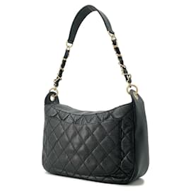 Chanel-Chanel Matelasse Chain Shoulder Bag-Black