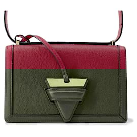 Loewe-Loewe Barcelona Small Leather Shoulder Bag-Red