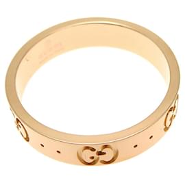 Gucci-Gucci Icon Women's Band Ring in Yellow Gold-Yellow