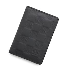Louis Vuitton-Louis Vuitton Damier Infini Business Card Case-Black