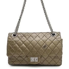 Chanel-Chanel 2.55 Matelasse Shoulder Bag-Bronze