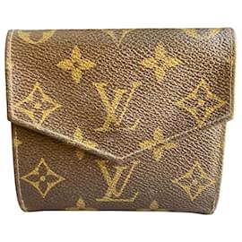 Louis Vuitton-carteira vintage LOUIS VUITTON-Marrom