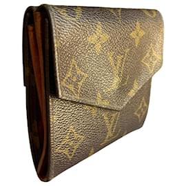 Louis Vuitton-carteira vintage LOUIS VUITTON-Marrom