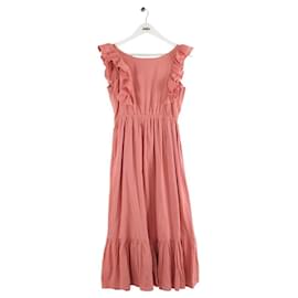 Bash-Cotton dress-Pink