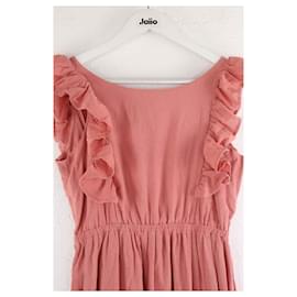 Bash-Cotton dress-Pink