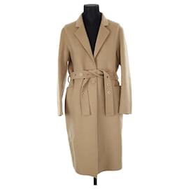 Sandro-Wool coat-Beige