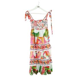 Farm Rio Abito in cotone multicolore Multicolore
