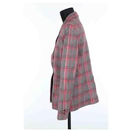 Claudie Pierlot-Cotton blazer-Red
