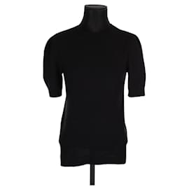 Azzaro Schwarzer Kaschmirpullover Schwarz