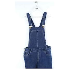 Maje-Cotton overalls-Blue