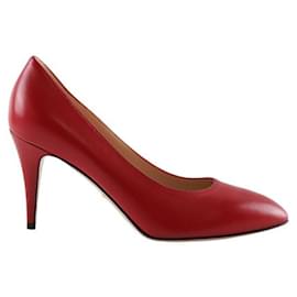 Gucci-Leather heels-Red
