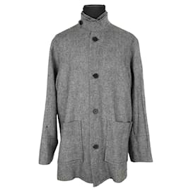 Autre Marque Black wool coat Black