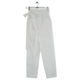 Chloé Pantaloni di cotone Bianco