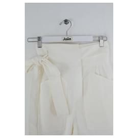 Chloé-Cotton pants-White