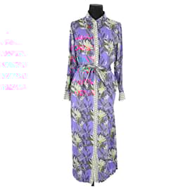 Autre Marque-Cotton dress-Blue