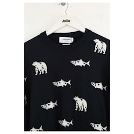 Thom Browne-Wool sweater-Blue