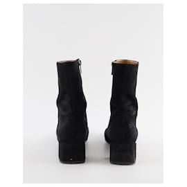 Autre Marque-Leather boots-Black
