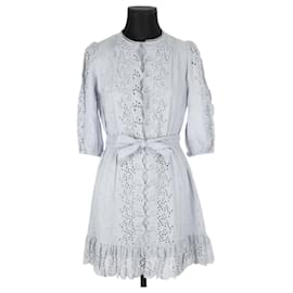Zimmermann-Linen dress-Blue