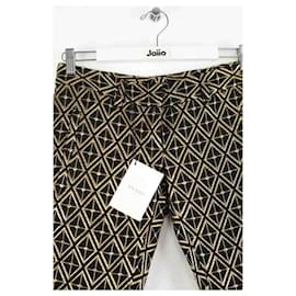 Balmain-Golden slim pants-Golden
