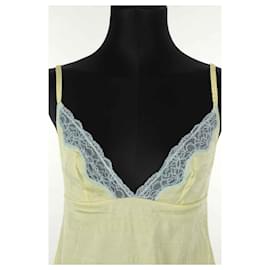 Galliano-Silk lingerie-Yellow