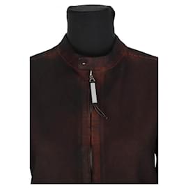 Autre Marque-Leather jacket-Red