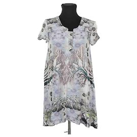 Heimstone Vestido de seda gris Gris