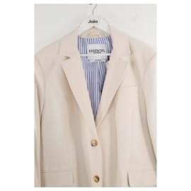 Essentiel Antwerp-Cotton blazer-White