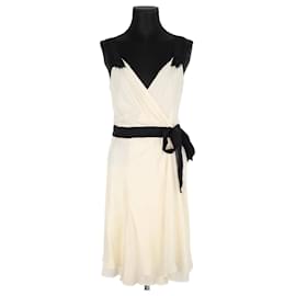 Diane Von Furstenberg-Silk dress-Beige