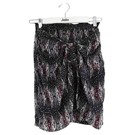 Isabel Marant Etoile-Silk mini skirt-Black