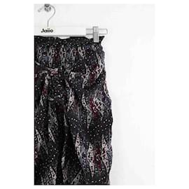 Isabel Marant Etoile-Silk mini skirt-Black