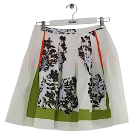 Dior-Cotton mini skirt-White