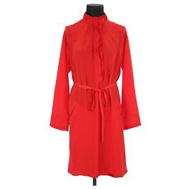 Zadig & Voltaire Seidenkleid Rot