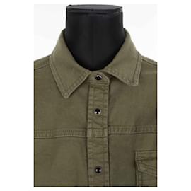 Anine Bing-Cotton jacket-Khaki