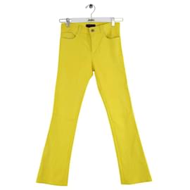 Stouls-Leather pants-Yellow