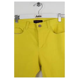 Stouls-Leather pants-Yellow